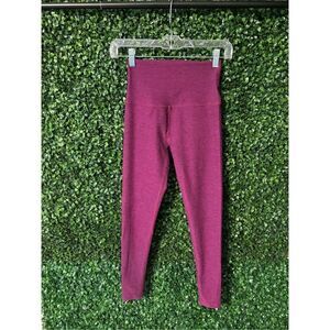 Beyond Yoga Purple Leggings Sz XS Space Dye High Rise